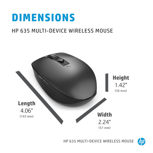 HP 635 Multi-Device Wireless Mouse HP 635 Multi-Device Wireless Mouse